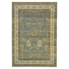 Natural Dye Tabriz Hajijalili Allover Design Rug