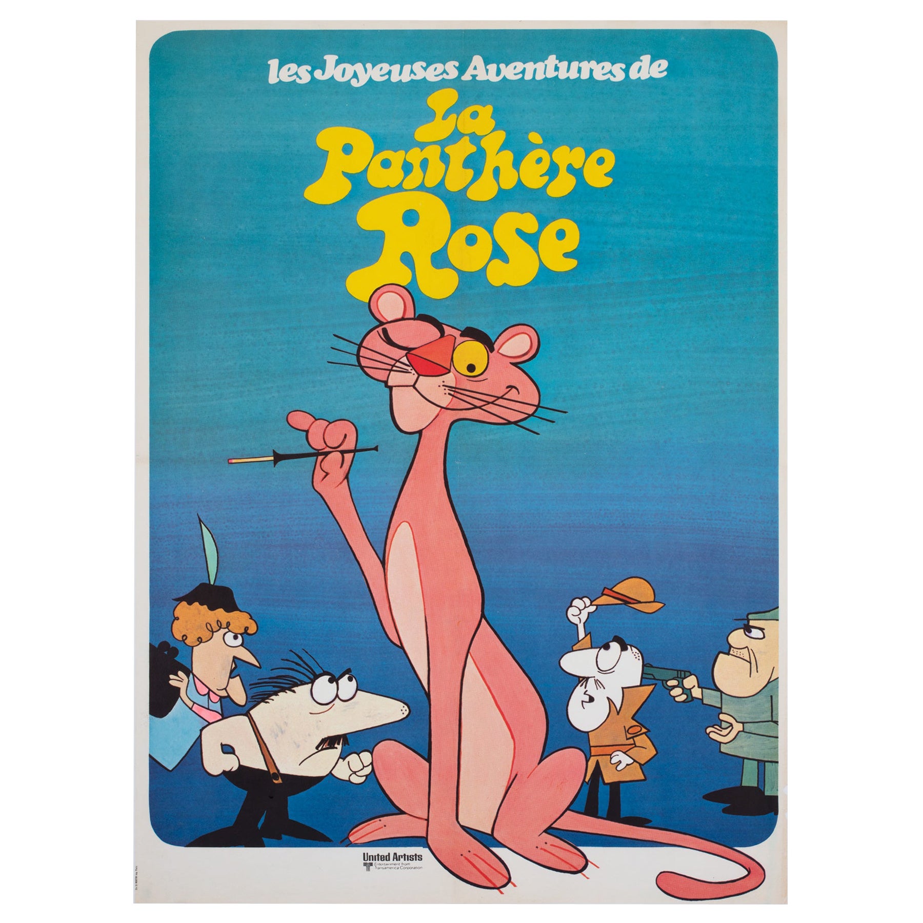 „The Pink Panther“, Französisches Moyenne-Filmplakat, 1970 im Angebot