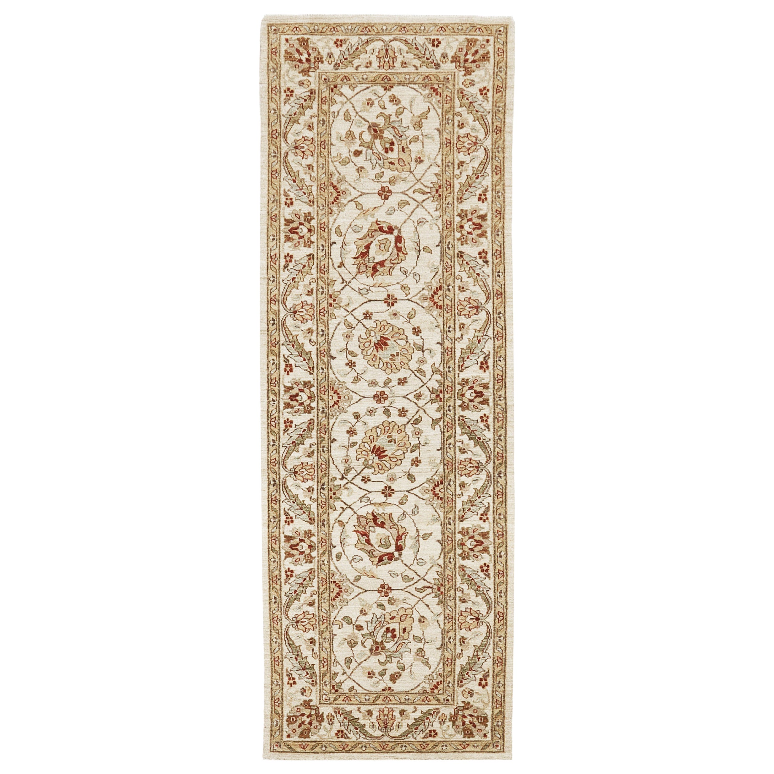 Mehraban Natural Dye Sultanabad Style Runner Divine Collection