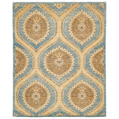 Natural Dye Transitional Style Arts and Crafts Rug D5207 Bliss