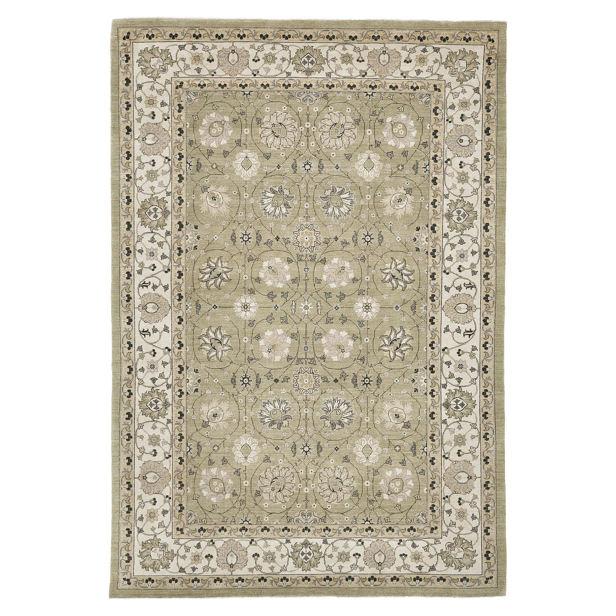 Natural Dye Classic Tabriz Design Rug Fable Collection