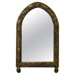  Important miroir en bois doré, XXe siècle