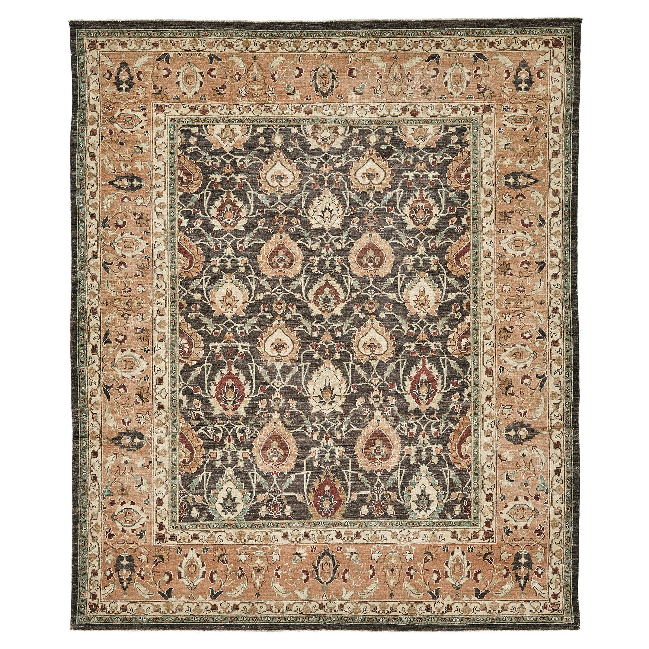 Natural Dye Sultanabad Style Rug D5165 Divine