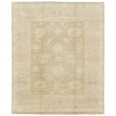 Turkish Oushak Revival Rug