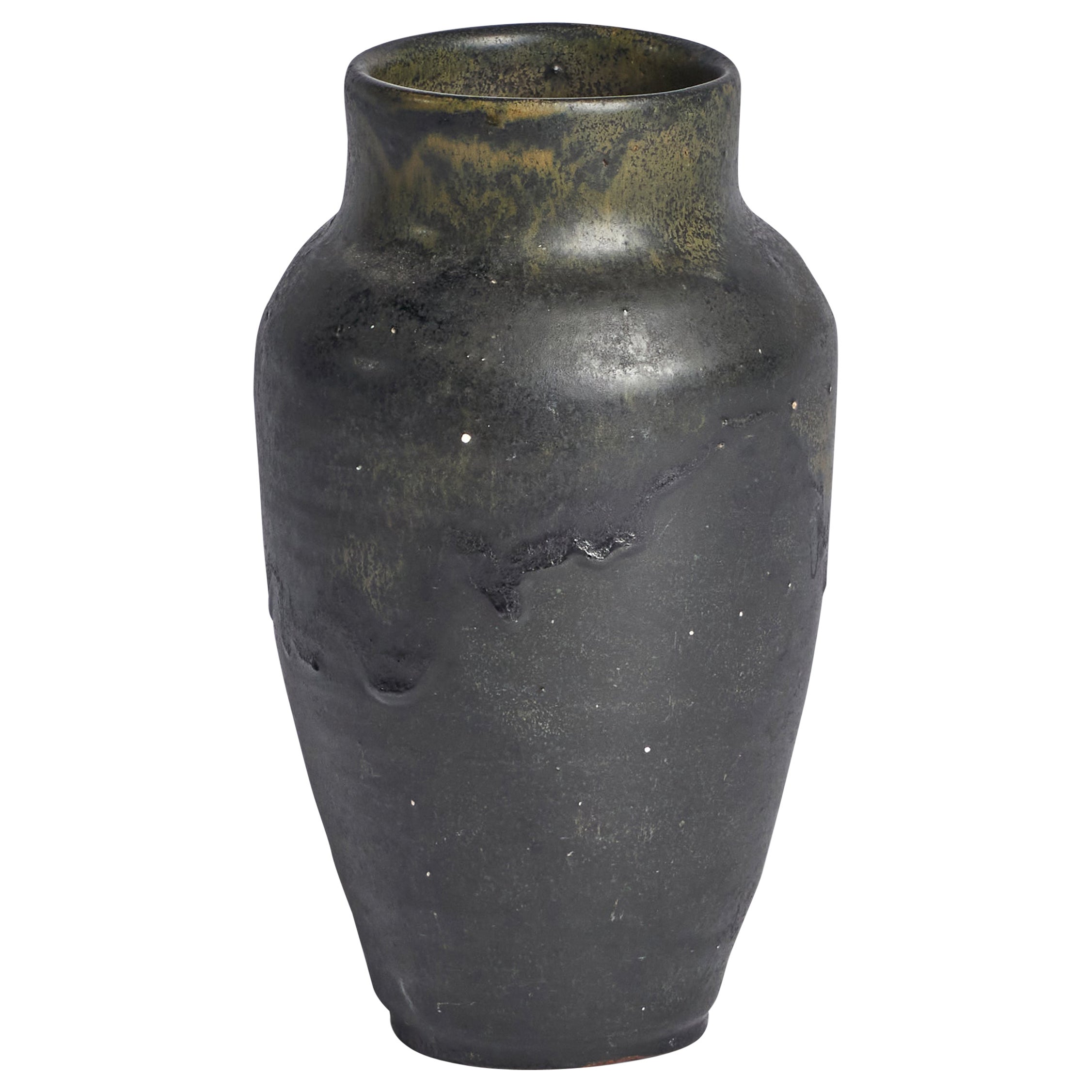 Agne Aronsson, Vase, Stoneware, Sweden, 1970s For Sale