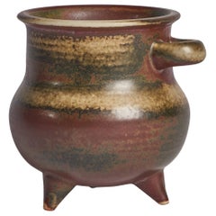 Vintage Brita Heilimo, Vase, Stoneware, Finland, 1950s