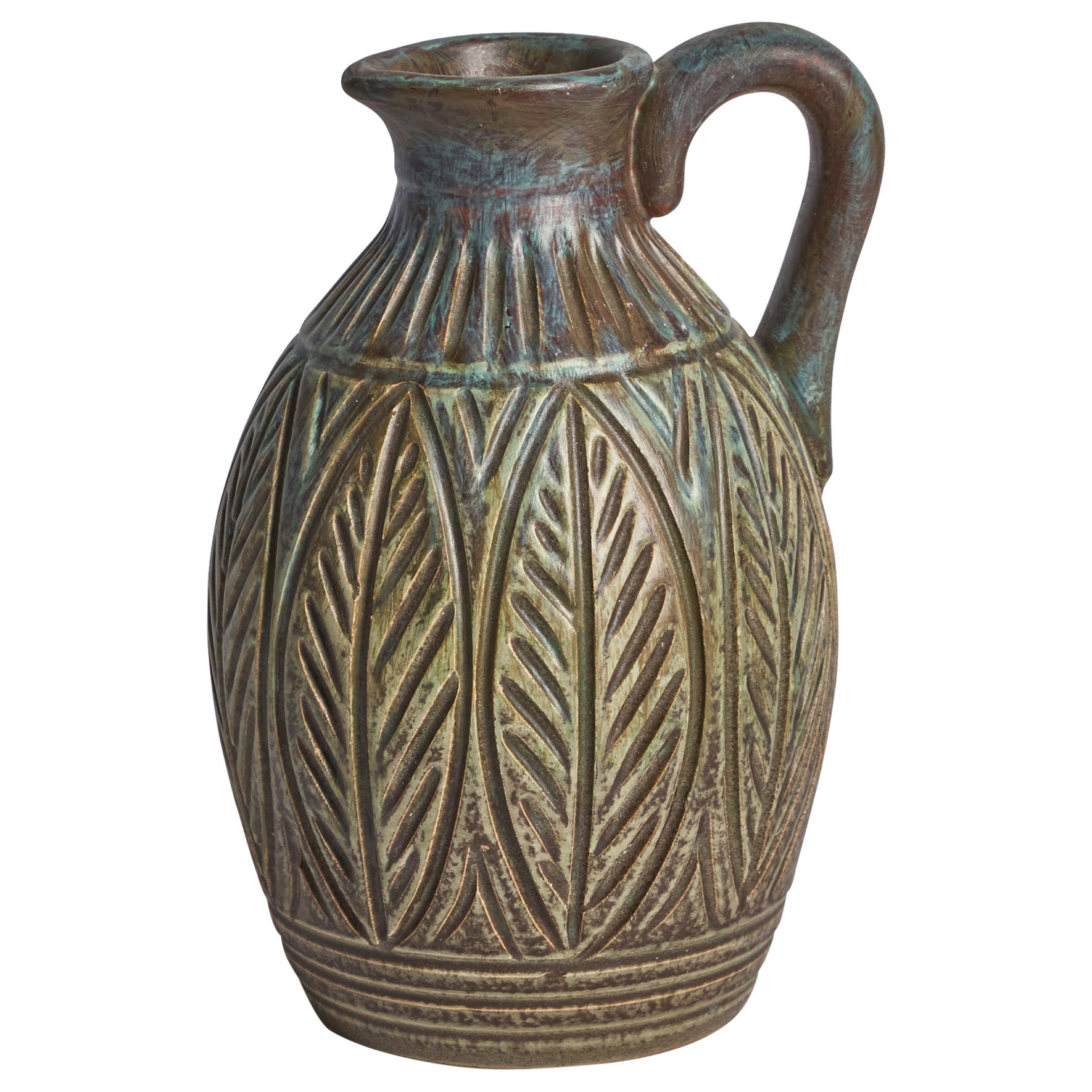 Joghus Keramik, Pitcher, Stoneware, Denmark, 1950s For Sale