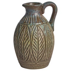 Joghus Keramik, Pitcher, Stoneware, Denmark, 1950s