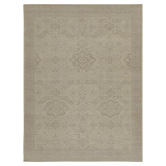 Rug & Kilim's Distressed Tribal Style Teppich in Greige Geometrisch gemustert