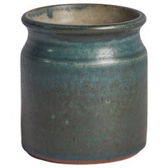 Vintage Rolf Palm, Small Vase, Stoneware, Sweden, 1962