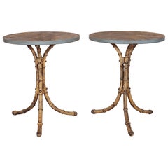 Used Pair of French Bistro Tables