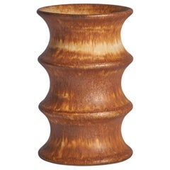 Bruno Karlsson, Vase, Steingut, Schweden, 1960er Jahre