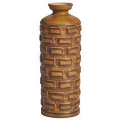 Munk Keramik, Vase, Steingut, Schweden, 1960er Jahre