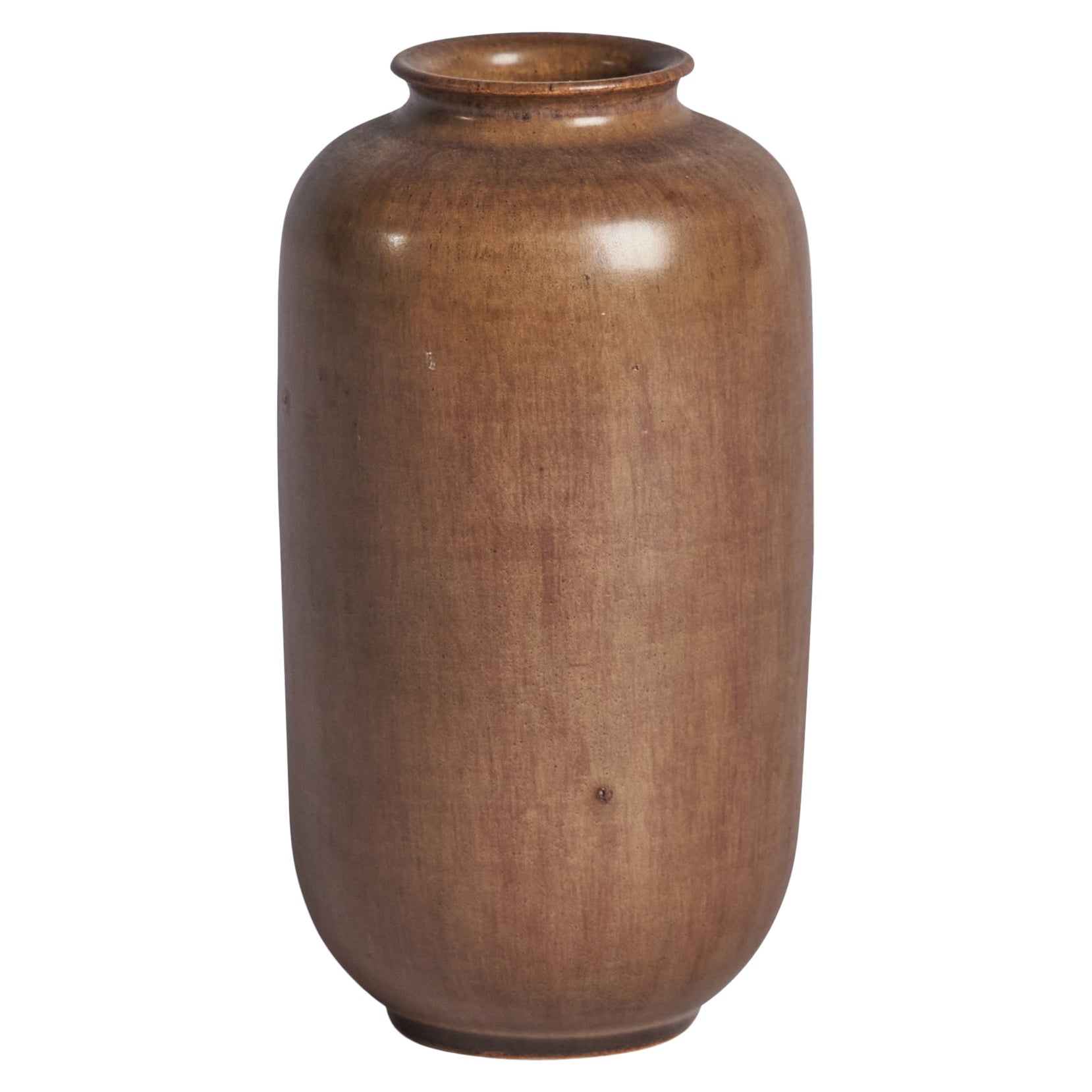 Höganäs Keramik, Vase, Stoneware, Sweden, 1950s For Sale