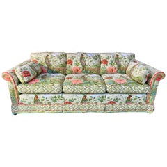 Palm Beach 1970's Sofa in Greef Peony Garden