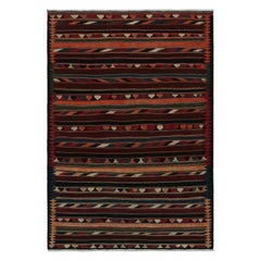 Vintage Afghan Tribal Kilim in Colorful Geometric Patterns, from Rug & Kilim