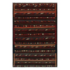 Vintage Afghan Tribal Kilim in Colorful Geometric Patterns, from Rug & Kilim