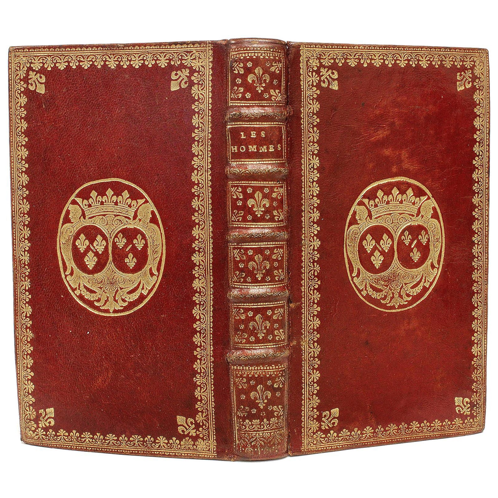 VARENNES. Les Hommes. 1712 - 1st ED - WITH THE GILT ARMS OF LOUIS XIV's DAUGHTER