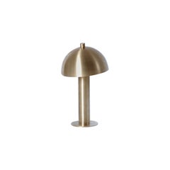 Dot Brass Dome Small Desk Lamp by Lamp Shaper