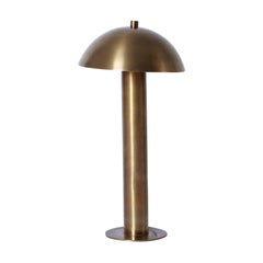 Dot Brass Dome Medium Desk Lamp by Lamp Shaper