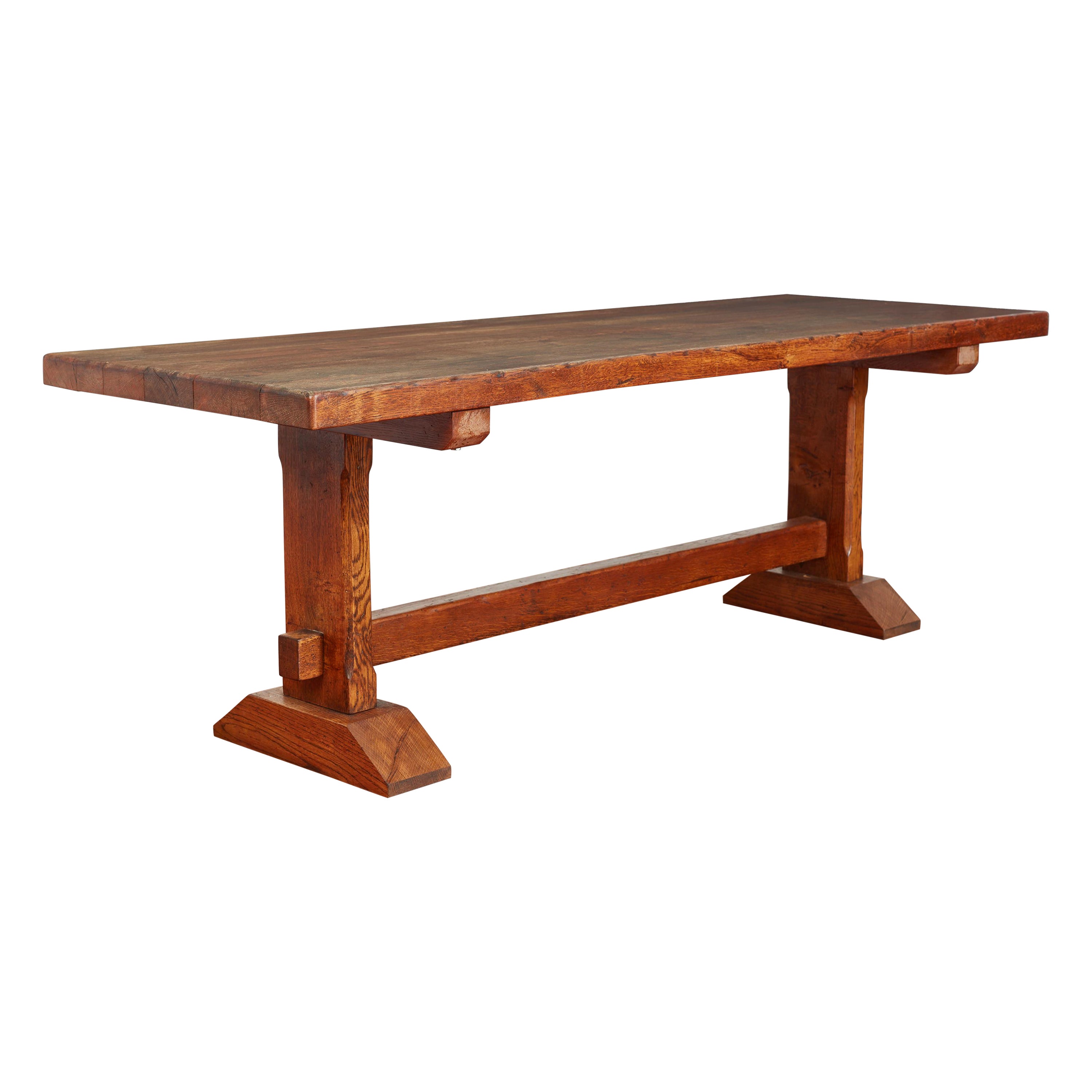 French Oak Farm Table For Sale