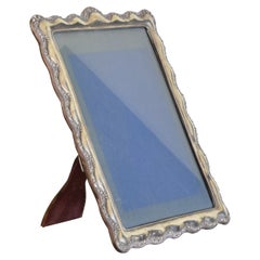 Continental Sterling Silver Reclining Picture Frame