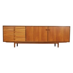 Mid Century Modern Teak Credenza Sideboard by lb Kofod Larsen for G Plan Danish