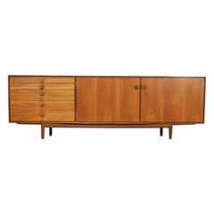 Vintage Mid Century Modern Teak Credenza Sideboard by lb Kofod Larsen for G Plan Danish 