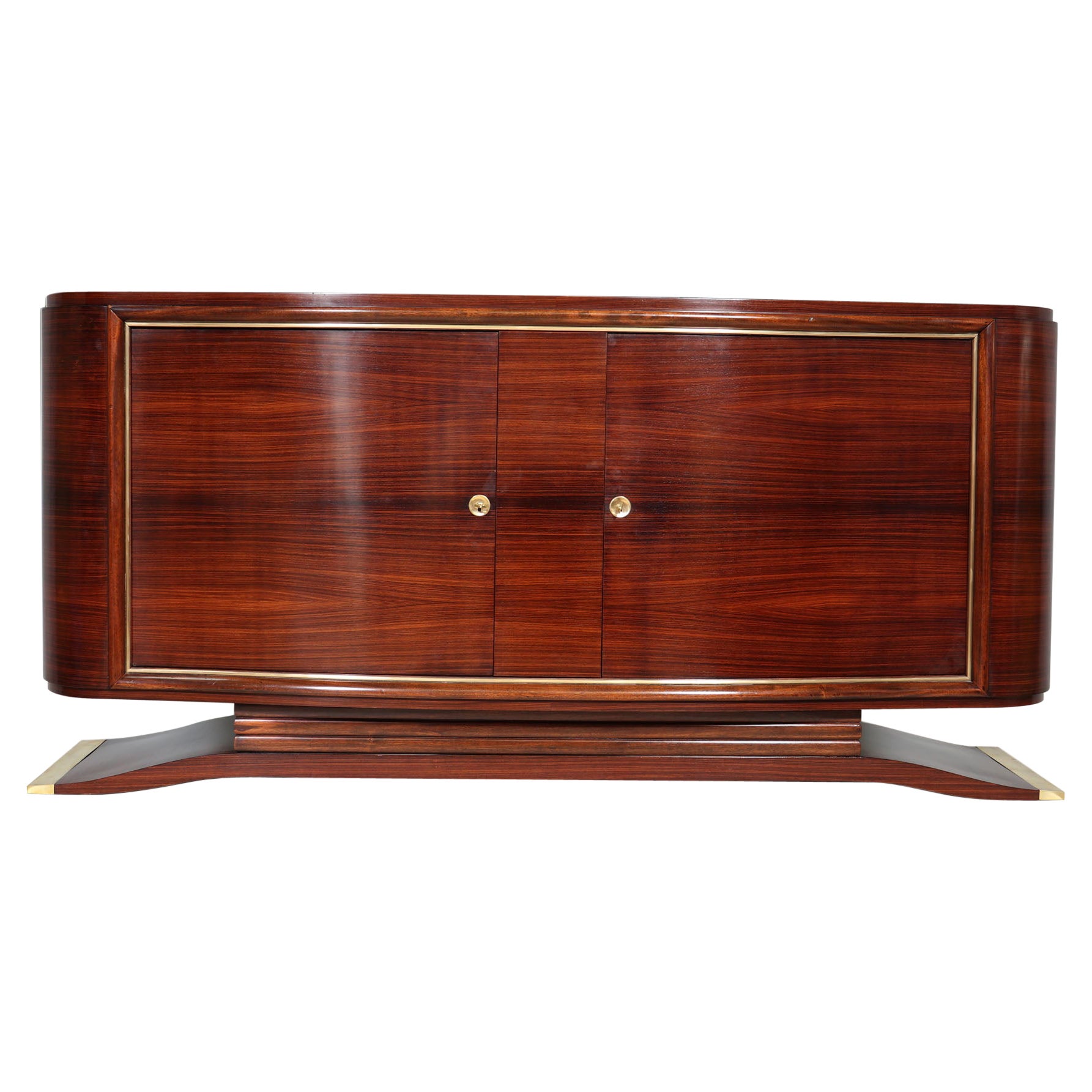 Französisches Sideboard aus Palisander im Art déco-Stil von Marcel Cerf