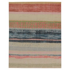 Rug & Kilim's Abstrakter Teppich im Distressed-Stil mit mehrfarbigen Mustern