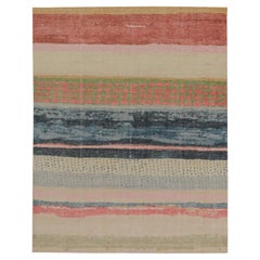 Rug & Kilim's Distressed style Abstract Rug in Polychromatic Pattern (Tapis abstrait à motifs polychromes)