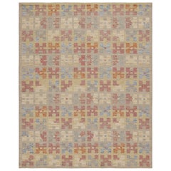 Rug & Kilim's Scandinavian Style Kilim Rug & Kilim's Scandinavian Style Kilim in Polychromatic Patterns