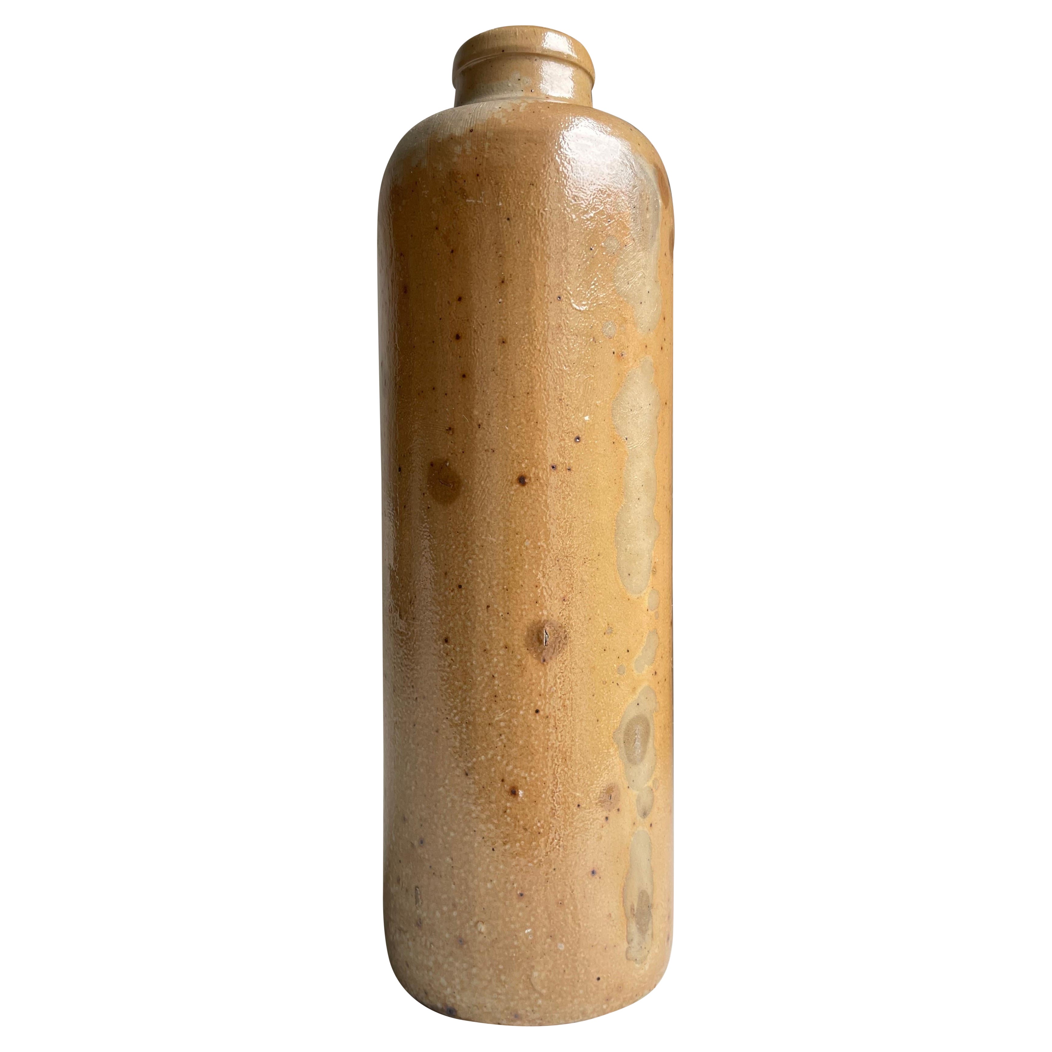 Vase bouteille élancé émaillé des années 1950, Danemark en vente