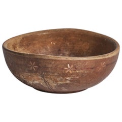 Antique Swedish Craft, Bowl, Wood, Sweden, 19th Century