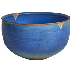 Helle Allpass, Sizeable Bowl, Stoneware, Denmark, 1960s