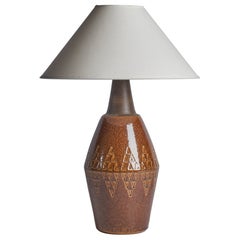 Søholm, Table Lamp, Stoneware, Denmark, 1960s