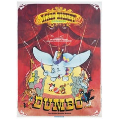 1941 Dumbo (French) Original Used Poster