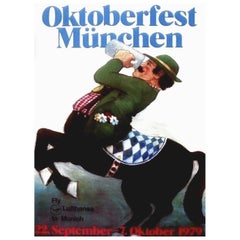 1979 Oktoberfest Munchen 1979 - Lufthansa Original Vintage Poster