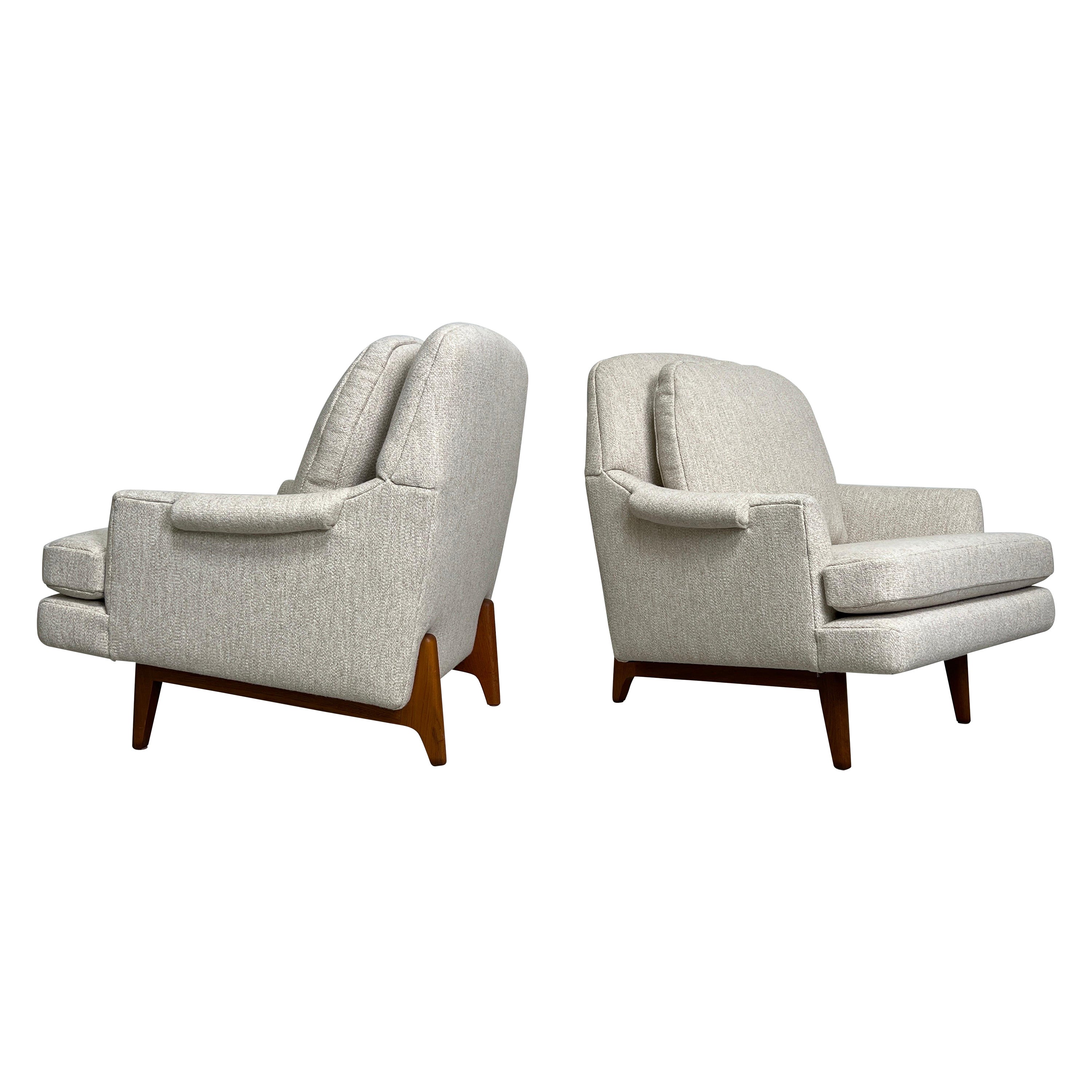 Pair of Dunbar Lounge Chairs  For Sale