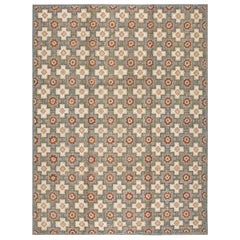Contemporary Cotton Hooked Rug  (9' x 12' - 274 x 365 )