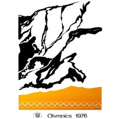 1976 Montreal Olympic Games - Tom George Original Vintage Poster