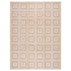 Contemporary Cotton Hooked Rug  (9' x 12' - 274 x 365 )