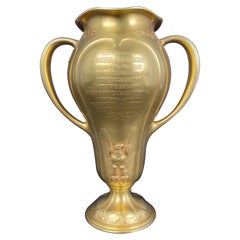 An Art Nouveau 18k Yellow Gold Trophy By Tiffany & Co.