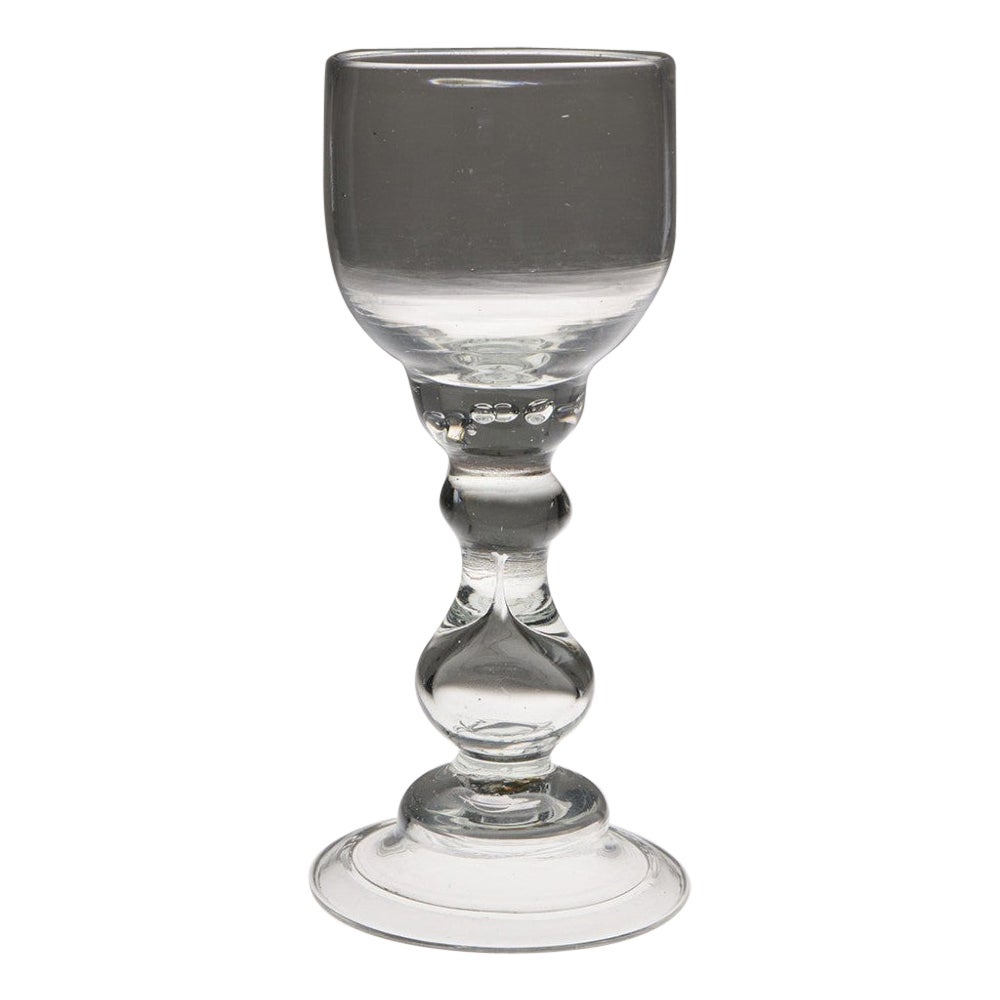 A German Glass Goblet c1760 For Sale