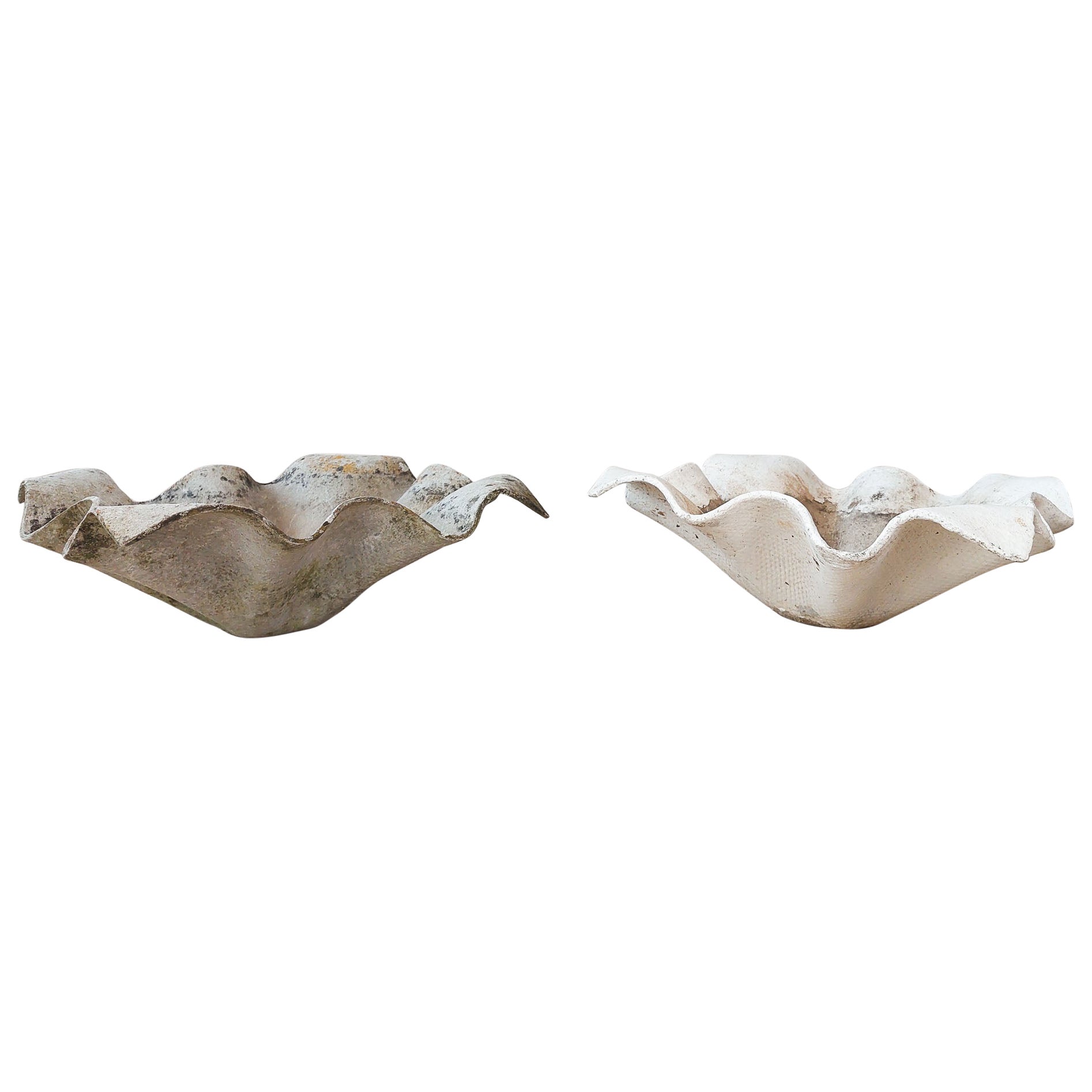 Willy Guhl Small Handkerchief Planter by Eternit (multiple available)