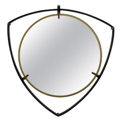 Italian Shield Wall Mirror