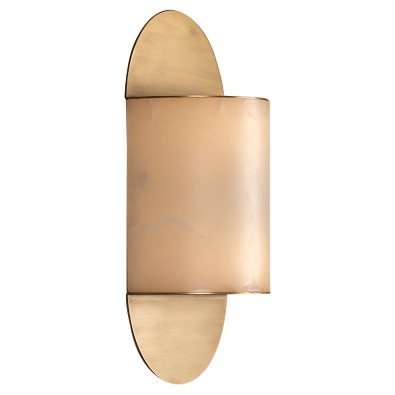 Pilolo Brass Wall Sconce by Simone & Marcel For Sale