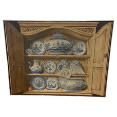 William Skilling Tromp  L'Oeil  Chinesische Chinoiserie-Töpferwaren, Ölgemälde