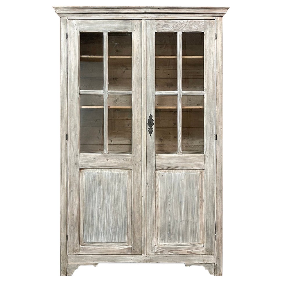 19th Century Swedish Painted Bookcase For Sale