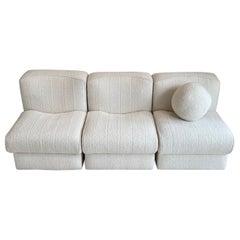 Modular Sofa Straight Units by Tito Agnoli